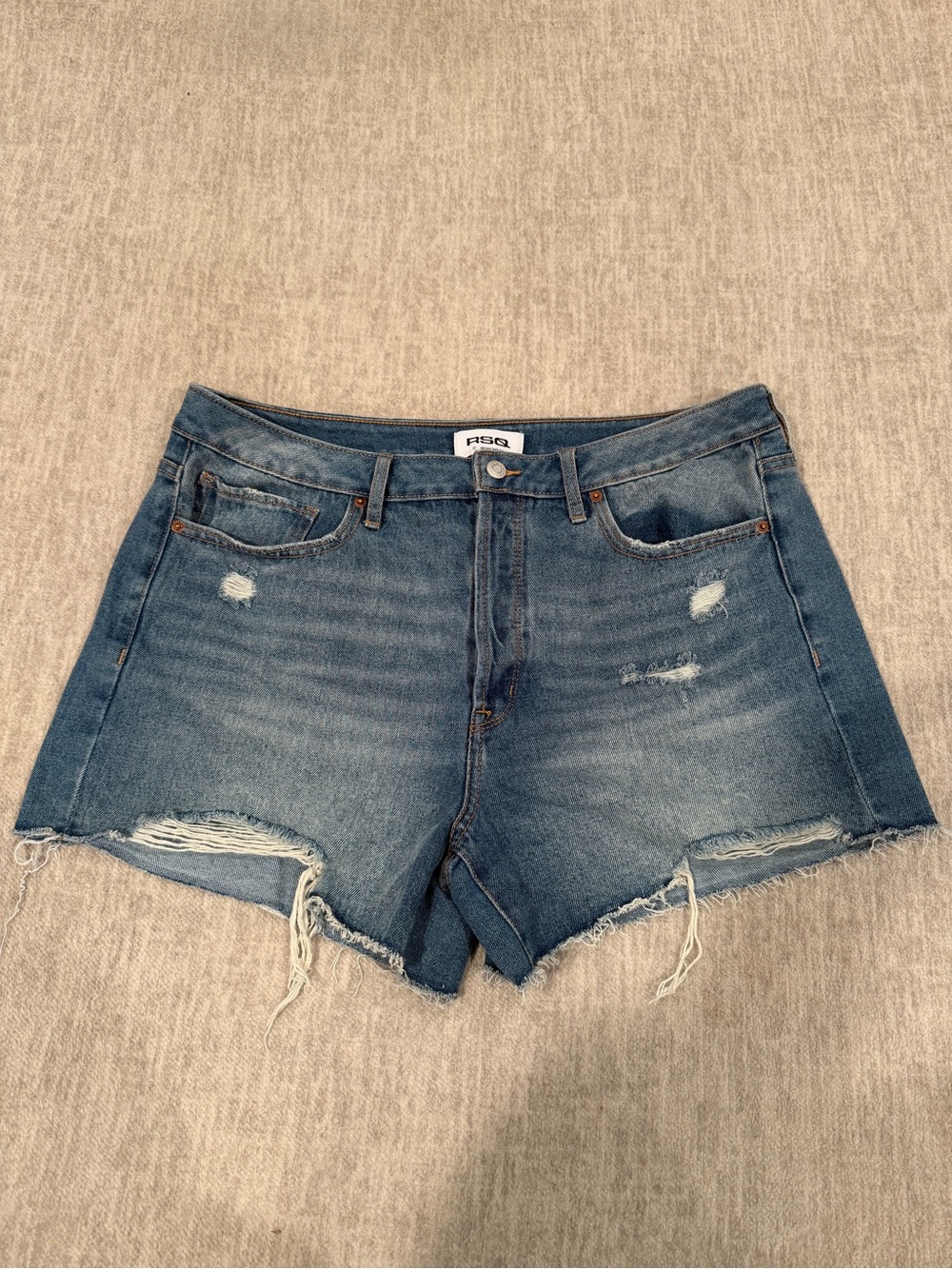 Tilly’s RSQ Distressed High-Waist Vintage Denim Shorts